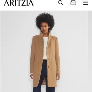 Aritzia Wilfred The Cocoon Coat Wool Cashmere  XXS